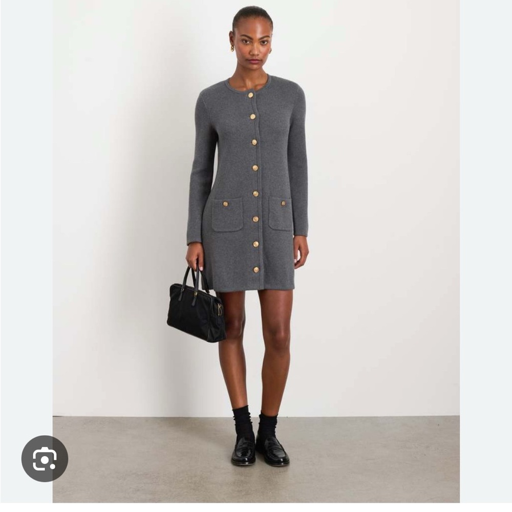 Alex Mill Gray Long Sleeve Dress